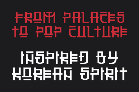 Hanrok Font ahweproject 