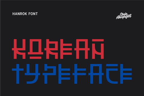 Hanrok Font ahweproject 
