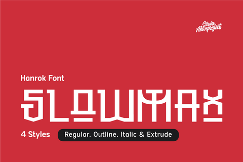 Hanrok Font ahweproject 