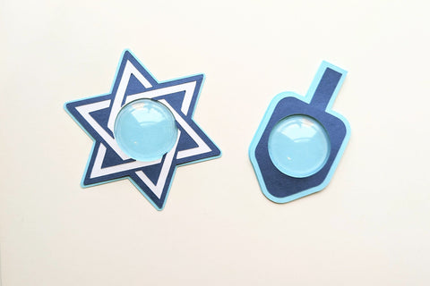 Hanukkah Candy Dome Holder SVG File Duo 3D Paper Risa Rocks It 
