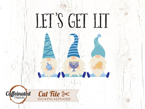Hanukkah Gnomes Bundle SVG Caffeinated SVGs 