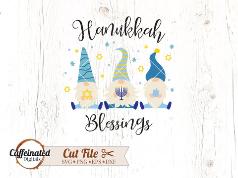 Hanukkah Gnomes Bundle SVG Caffeinated SVGs 