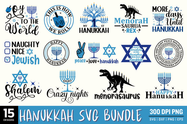 Hanukkah Svg Bundle SVG Designangry 