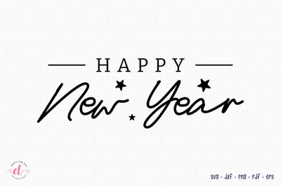 Happ New Year SVG Design SVG CraftLabSVG 
