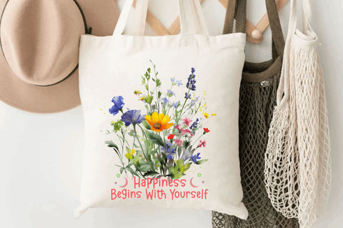 Happiness Begins With Yourself Sublimation Design Sublimation Regulrcrative 