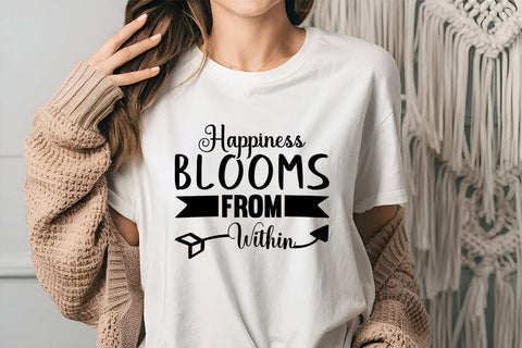 Happiness Blooms From Within SVG Angelina750 