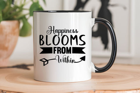 Happiness Blooms From Within SVG Angelina750 
