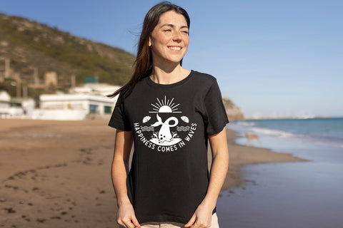 Happiness Comes in Waves, Mermaid SVG File SVG CraftLabSVG 