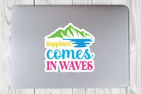 Happiness comes in waves SVG Angelina750 