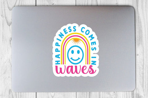 Happiness comes in waves SVG Angelina750 
