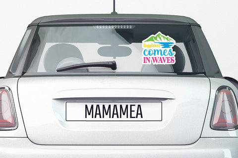 Happiness comes in waves SVG Angelina750 
