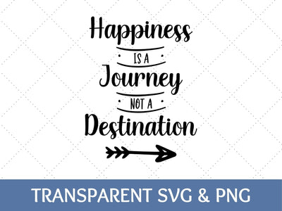 Happiness Is A Journey SVG SVG Paige Cole Studio 