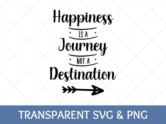 Happiness Is A Journey SVG SVG Paige Cole Studio 