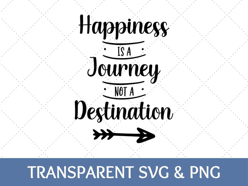 Happiness Is A Journey SVG SVG Paige Cole Studio 