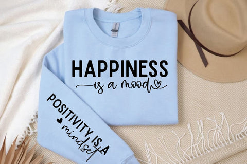 Happiness is a mood Sleeve Svg Design, Christian SVG Design SVG Regulrcrative 