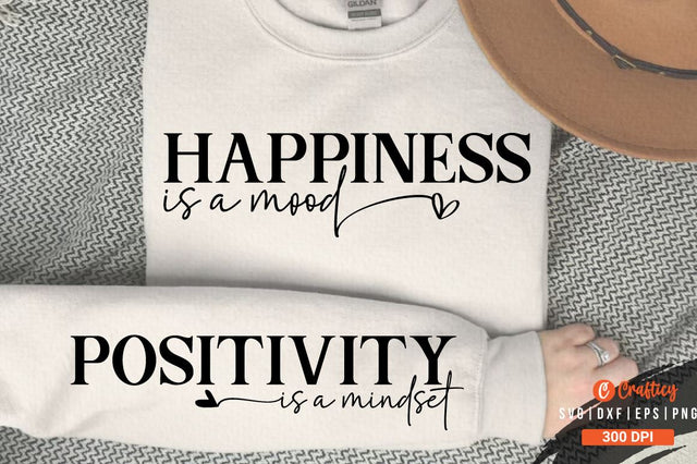 Happiness Is A Mood SVG Sleeve Design SVG Designangry 