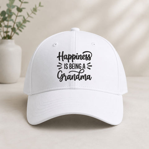 Happiness Is Being a Grandma Machine Embroidery Design – Grandma Quote Embroidery File Embroidery/Applique DESIGNS PatternFeed8 
