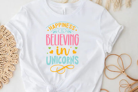 Happiness Is Believing In Unicorn SVG SVG FiveStarCrafting 