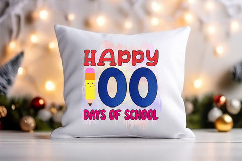 Happy 100 days of school PNG Design Sublimation Designangry 