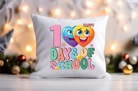 Happy 100 days of school PNG Design Sublimation Designangry 
