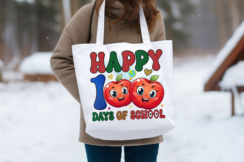 Happy 100 days of school PNG Design Sublimation Designangry 