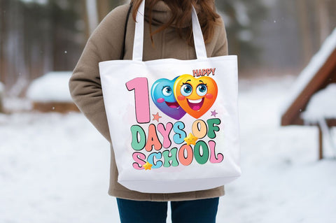 Happy 100 days of school PNG Design Sublimation Designangry 