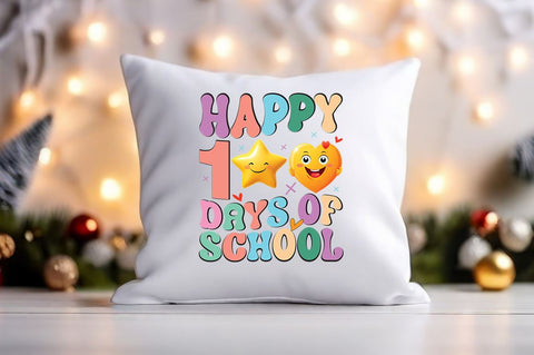 Happy 100 days of school PNG Design Sublimation Designangry 
