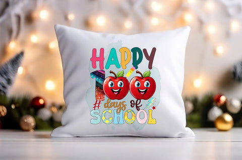 Happy 100 days of school PNG Design Sublimation Designangry 