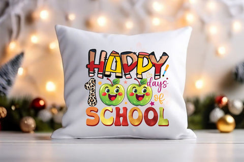 Happy 100 days of school PNG Design SVG Designangry 
