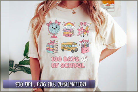 Happy 100 Days of School Sublimation Sublimation Shetara Begum 