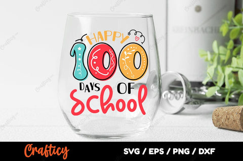 Happy 100 days of school SVG Design SVG Designangry 