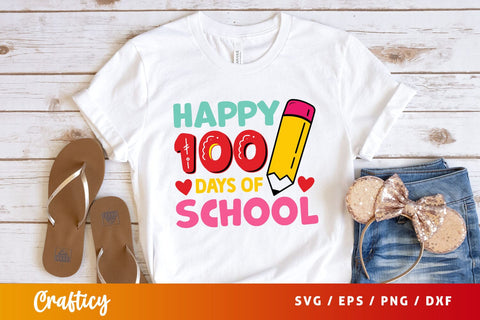 Happy 100 days of school Svg Design SVG Designangry 