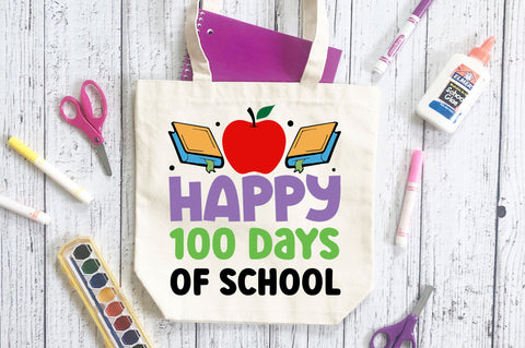 Happy 100 days of school Svg Design SVG Regulrcrative 