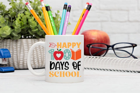 happy 100 days of school SVG Design SVG Regulrcrative 