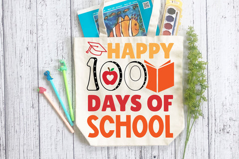 happy 100 days of school SVG Design SVG Regulrcrative 