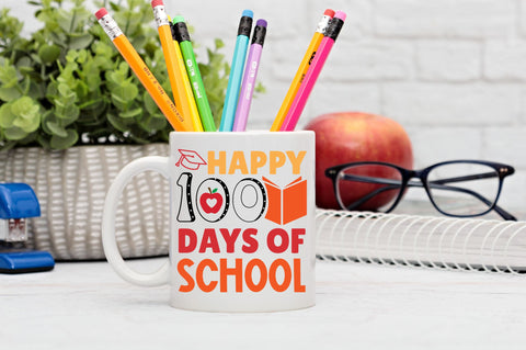 happy 100 days of school SVG Design SVG Regulrcrative 