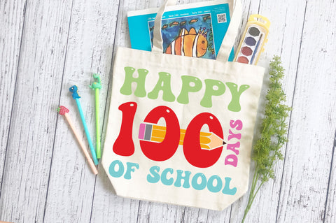 Happy 100 days of school SVG Design SVG Regulrcrative 