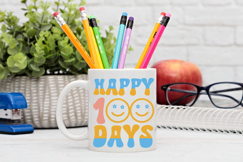 Happy 100 days Svg Design SVG Regulrcrative 