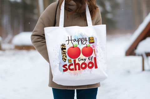 Happy 100th day of school PNG Design Sublimation Designangry 