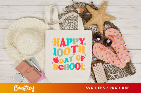 Happy 100th Day Of School SVG Design SVG Designangry 