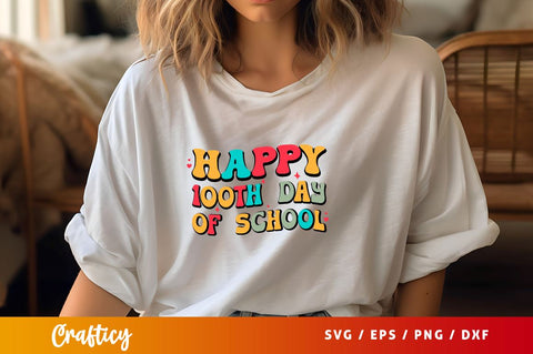 Happy 100th day of school SVG Design SVG Designangry 