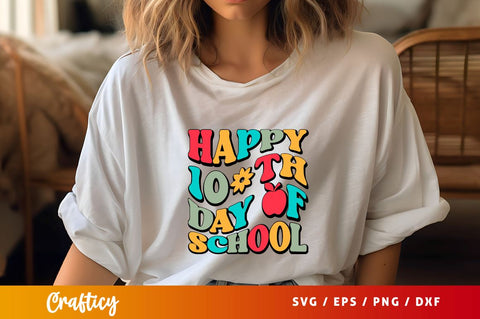Happy 100th Day Of School SVG Design SVG Designangry 
