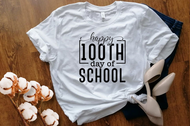 Happy 100th Day of school Svg Png Files, 100 Days, Leopard, Teacher, Teachers Day Svg, School Svg SVG DesignDestine 