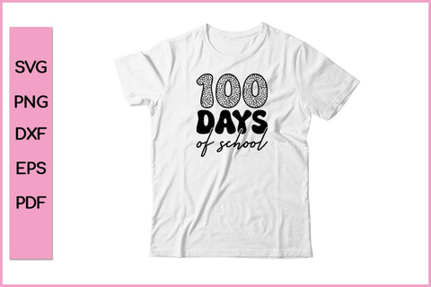 Happy 100th Day of School Teachers Students Funny 100 Day's School SVG PNG Craft Cut File SVG SVG Print File 