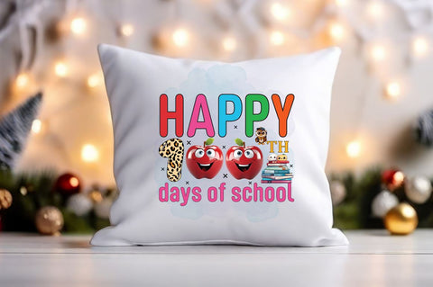 Happy 100th days of school PNG Design Sublimation Designangry 