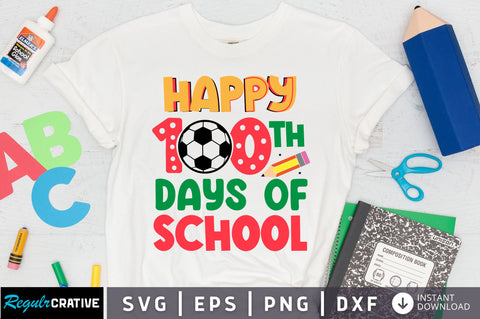 happy 100th days of school SVG Design SVG Regulrcrative 