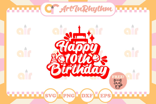 Happy 10th birthday SVG Artinrhythm shop 