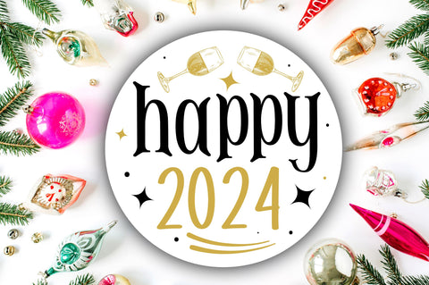 Happy 2024 svg design SVG Regulrcrative 