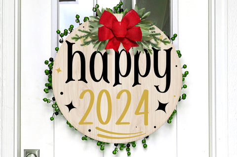 Happy 2024 svg design SVG Regulrcrative 