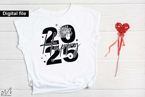 Happy 2025 svg, New year t shirt svg, Funny New year cut files, New year gift shirt svg, New Years Party, Cosy Season svg SVG Isabella Machell 